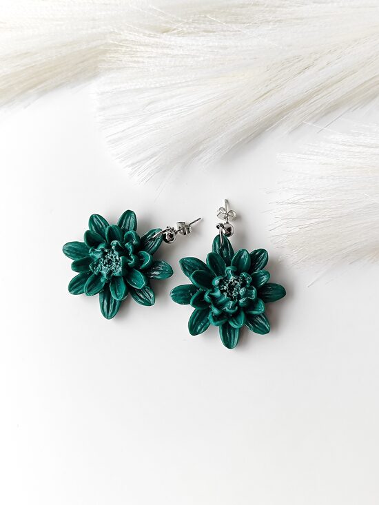 Flower earrings