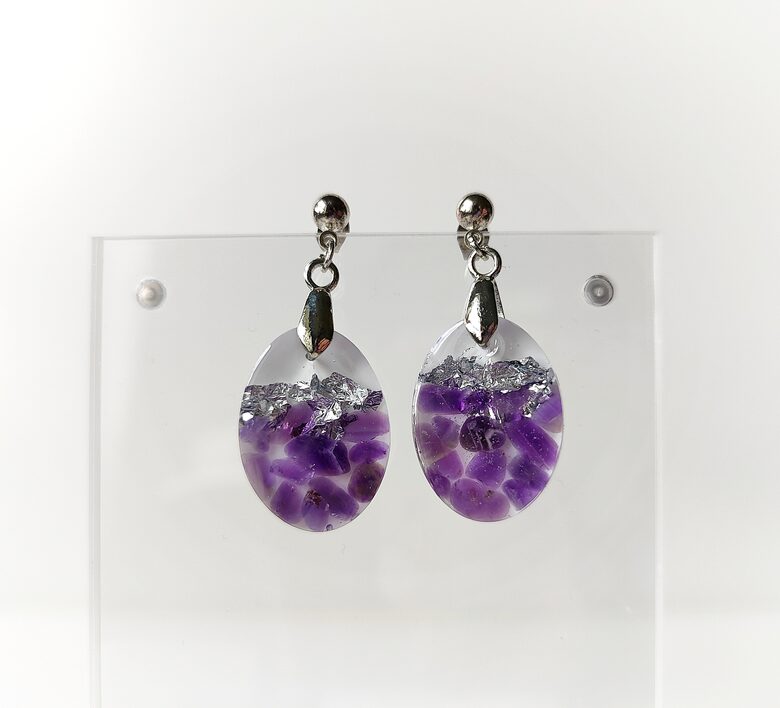Ametista auskari