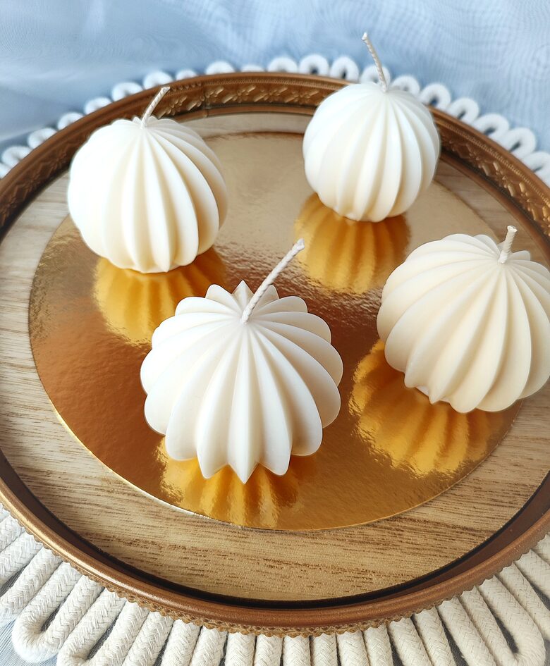 Sveču dāvanu komplekts - sojas vaska bumbas