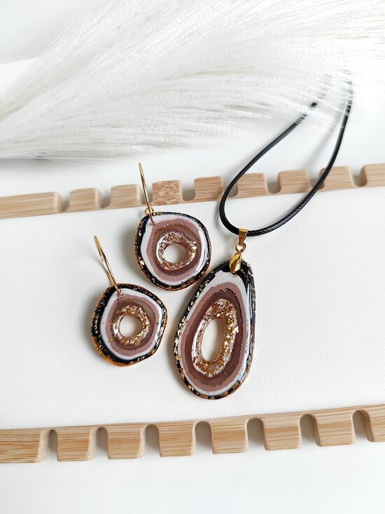Jewelry set "Geode"