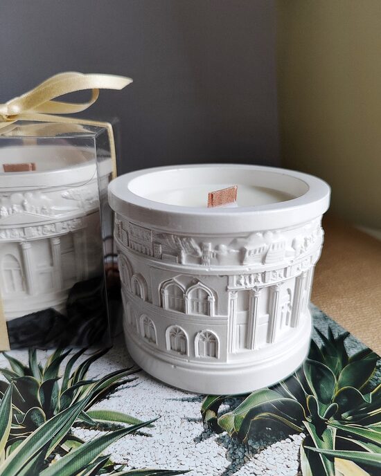 Sojas vaska svece Grieķijas stilā